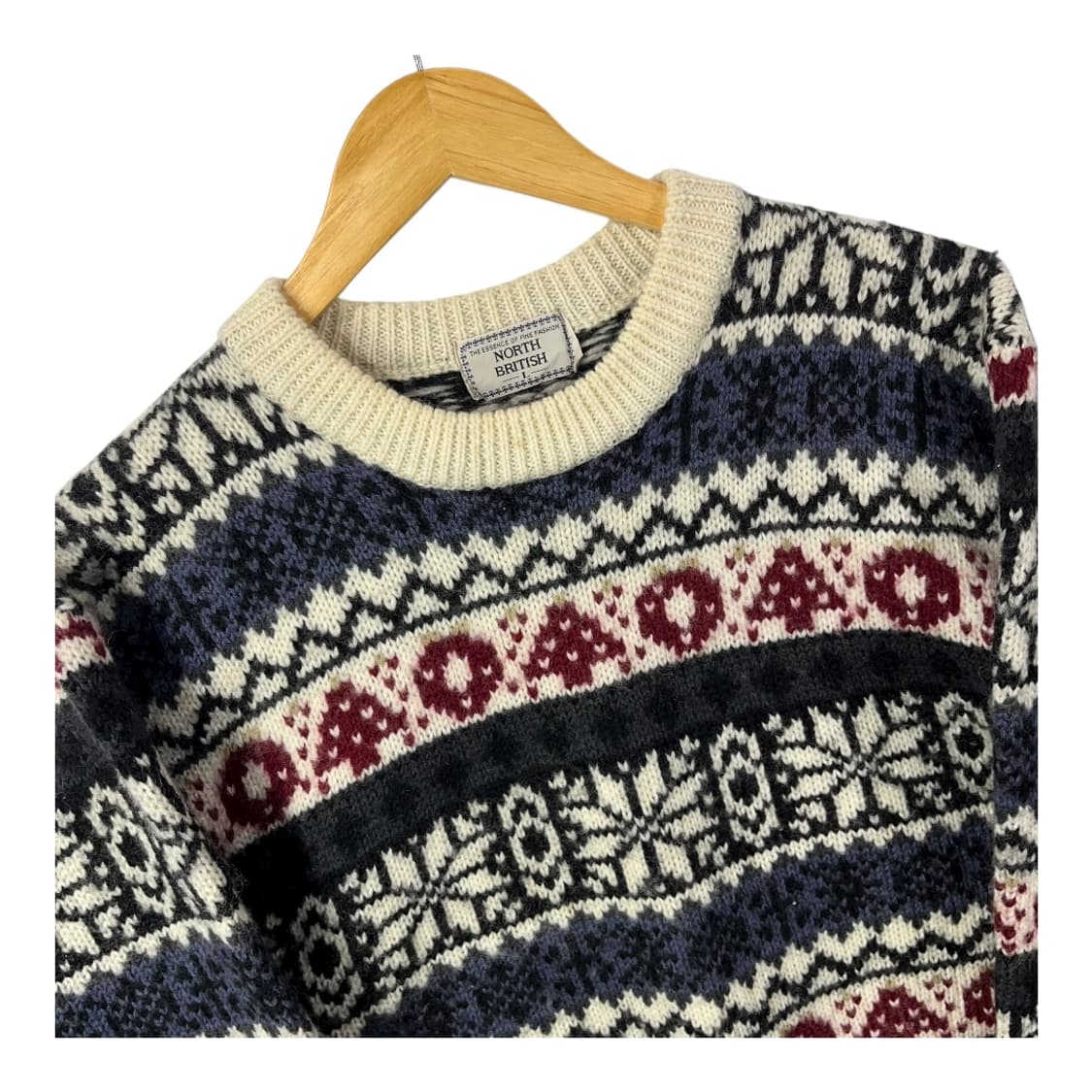 [JPN] 빈티지 그랜파코어 노르딕 울 니트 상품이미지2