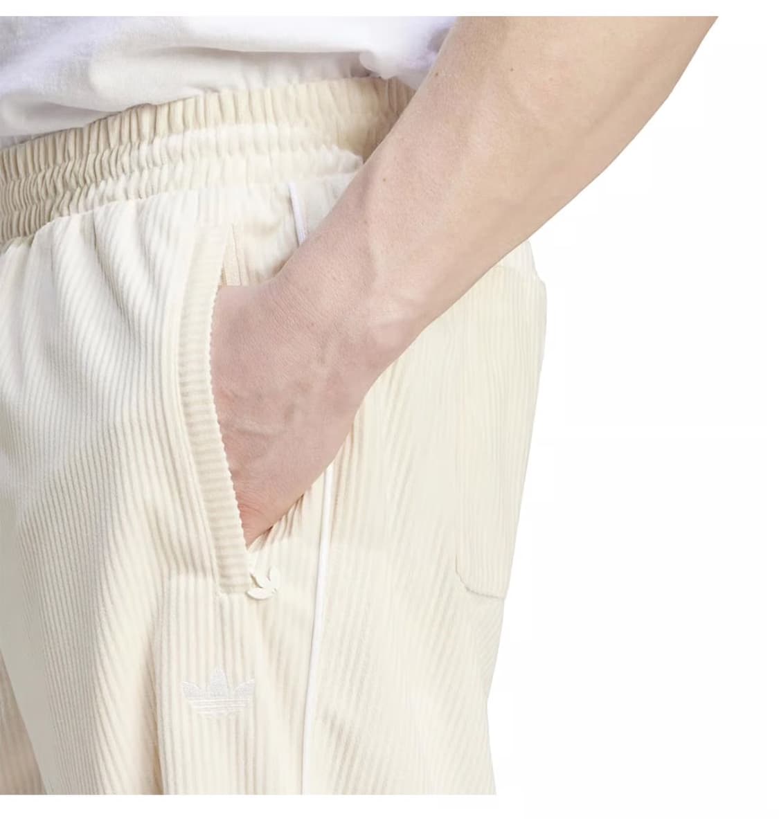 아디다스 시즈널 코듀로이 팬츠 (S) 크림 아이보리 IM4434 트랙 상품이미지8