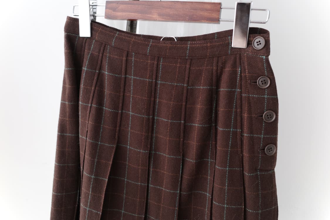 check pleats skirt  상품이미지2