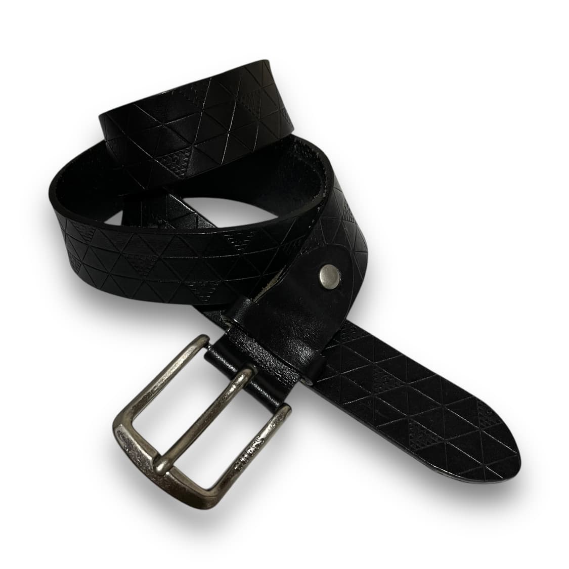 게스 락시크 딥 다크 레더 빈티지 벨트 상품이미지2