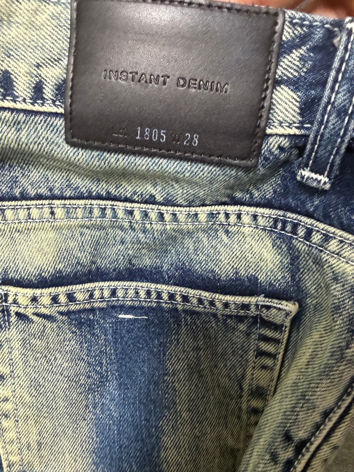 브랜디드-1805 HYBRID BLUE JEANS 와이드 스트레이트 상품이미지4