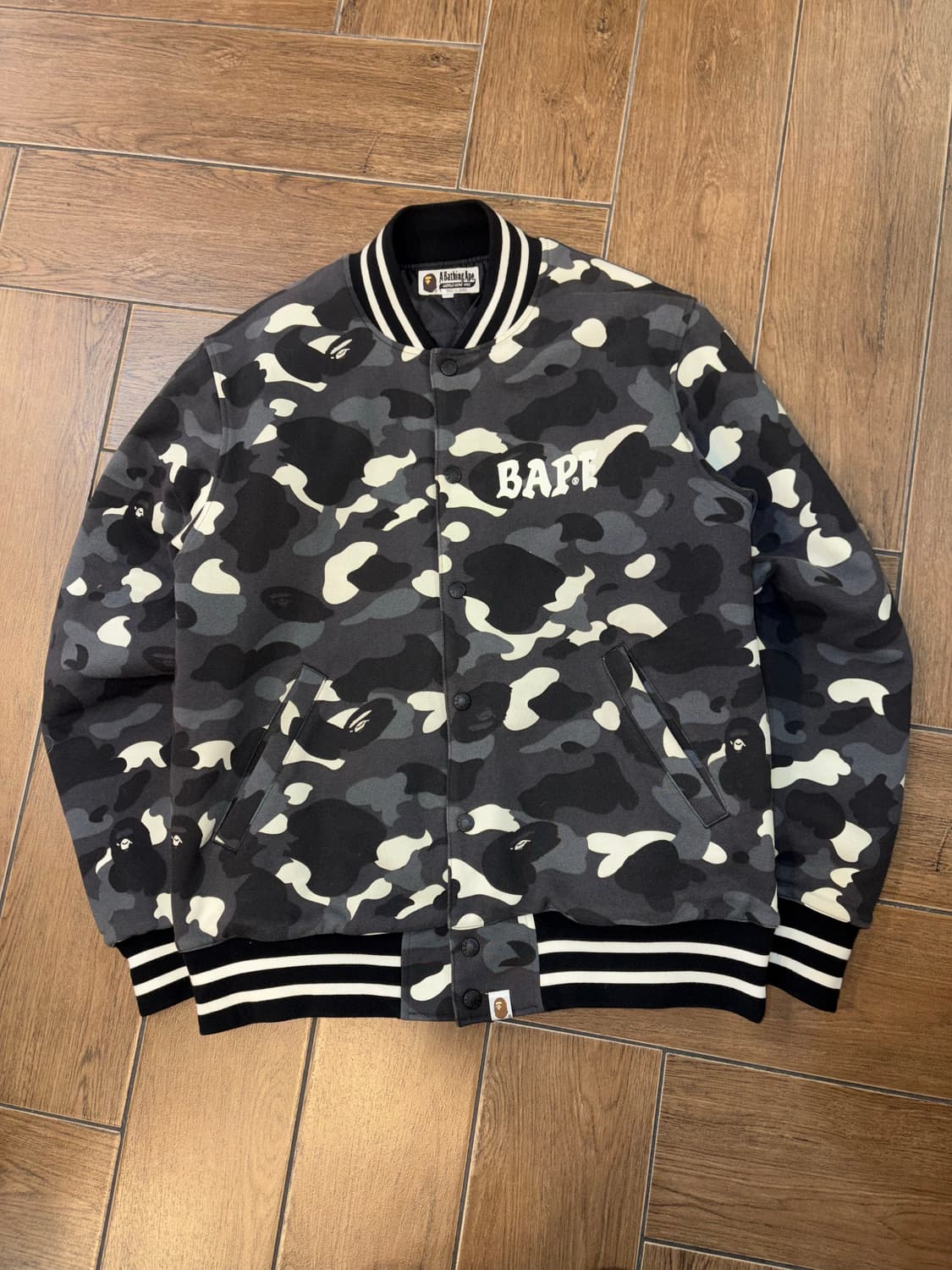 Bape City Camouflage Varsity Jacket 상품이미지7