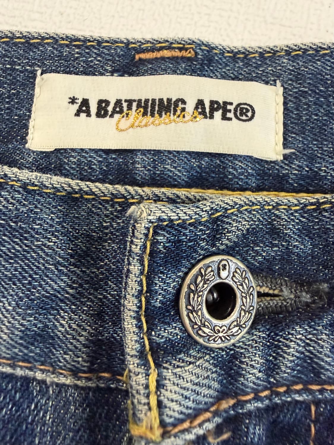 00s A BATHING APE Denim Pants (M) 상품이미지5