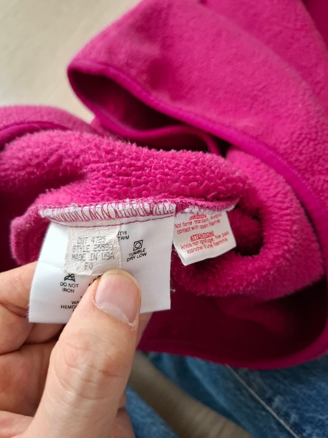 L 파타고니아 90s usa 빈티지 신칠라 핑크 플리스 풀오버 상품이미지6