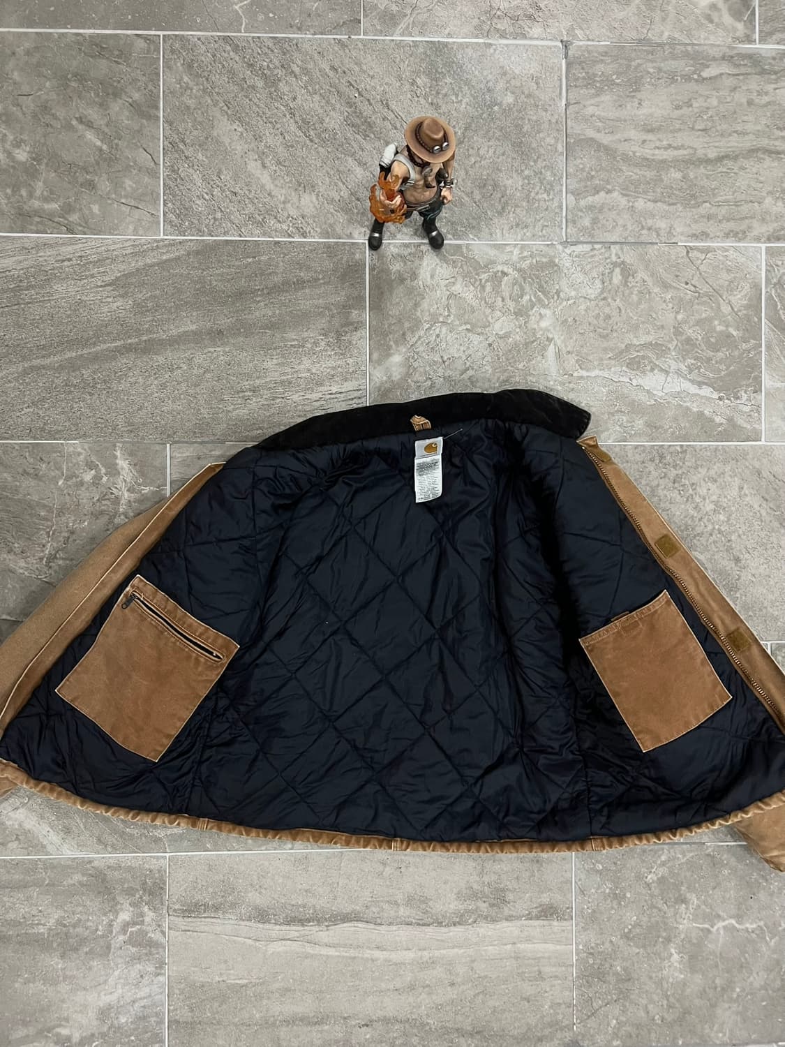 (L) 칼하트 덕 디트로이트 자켓 J22 BRN 칼하트브라운 상품이미지3