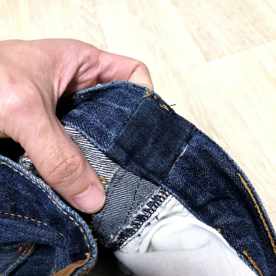(30) 리바이스 Levi's 501 스트레이트핏 워시드 중청 데님 상품이미지4