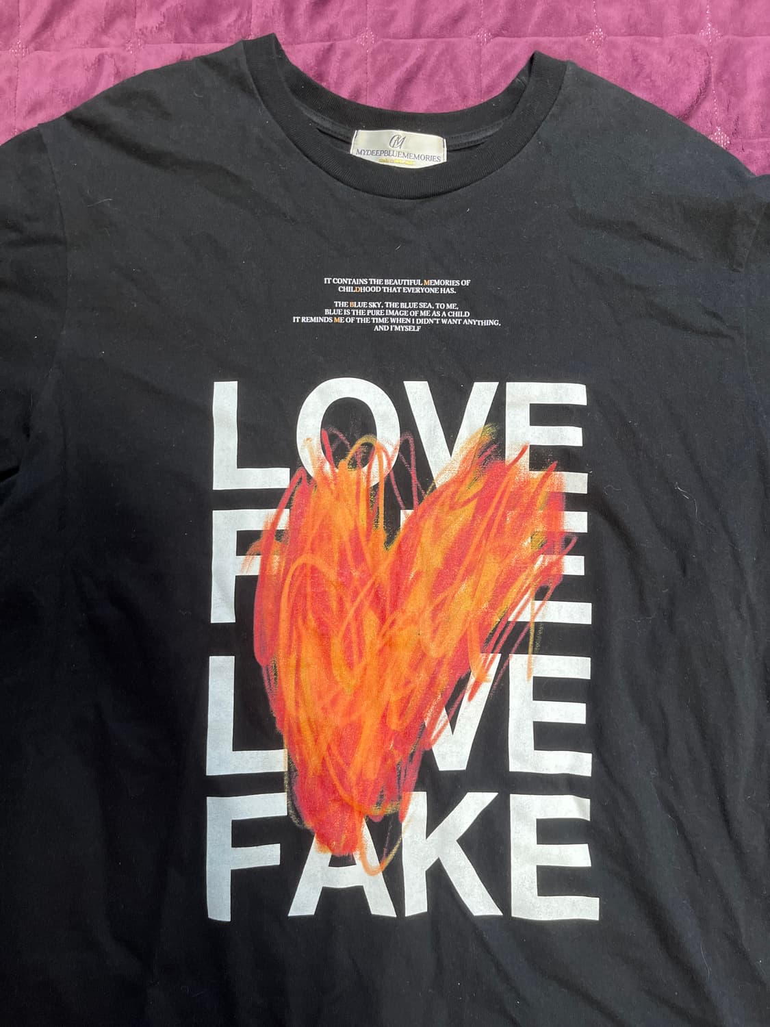 My deepbluememories 반팔 상품이미지2