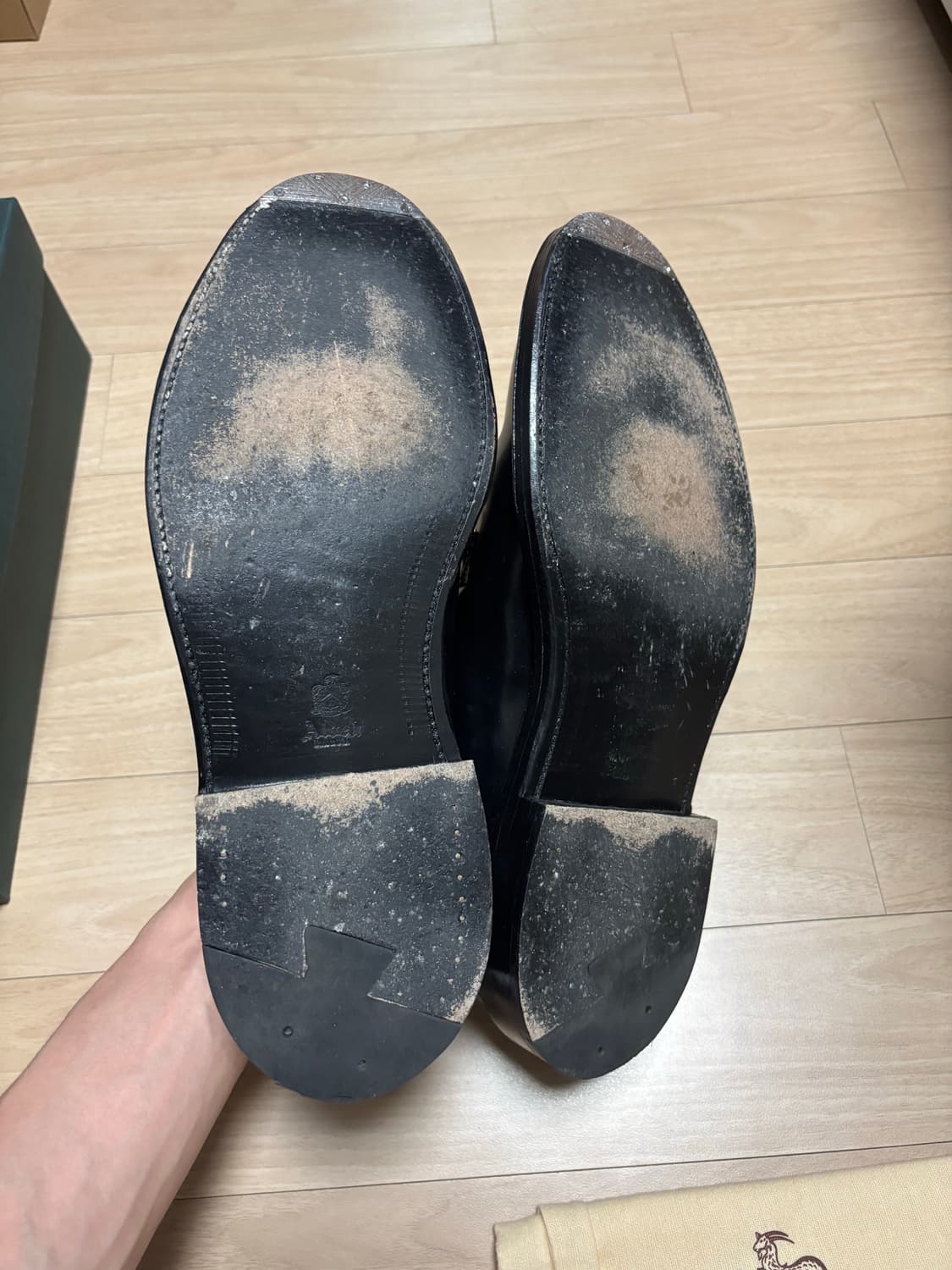 [285] 알든 9901 D볼 코도반 더비 블랙 상품이미지6