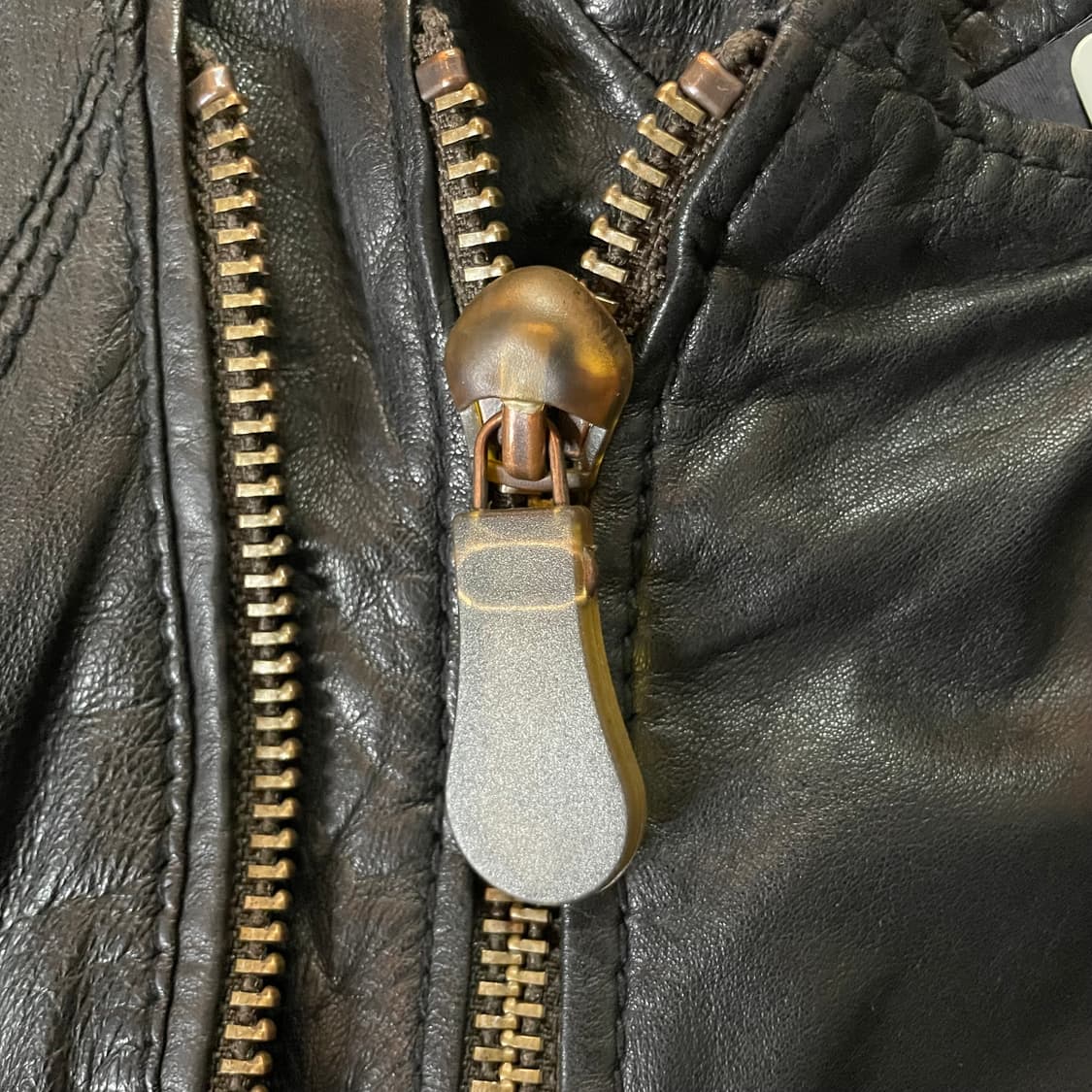 디젤 양가죽 라이더 자켓 상품이미지5