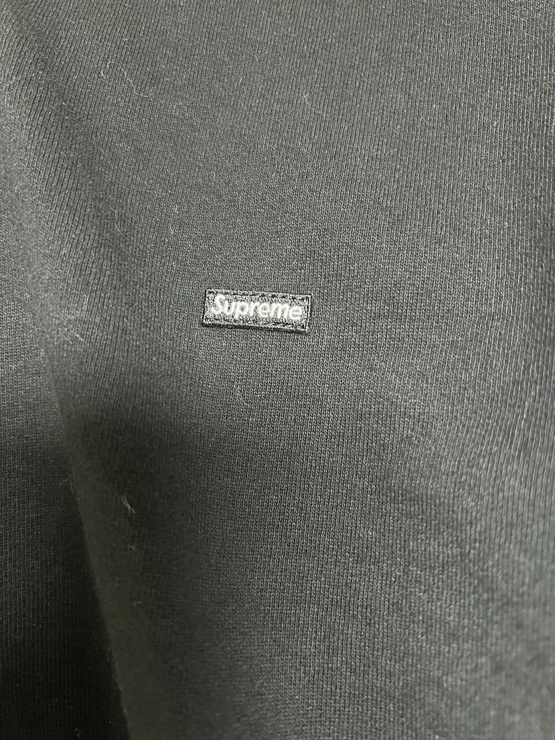 25ss 슈프림 스몰박스 후드집업 블랙 XXL 상품이미지5