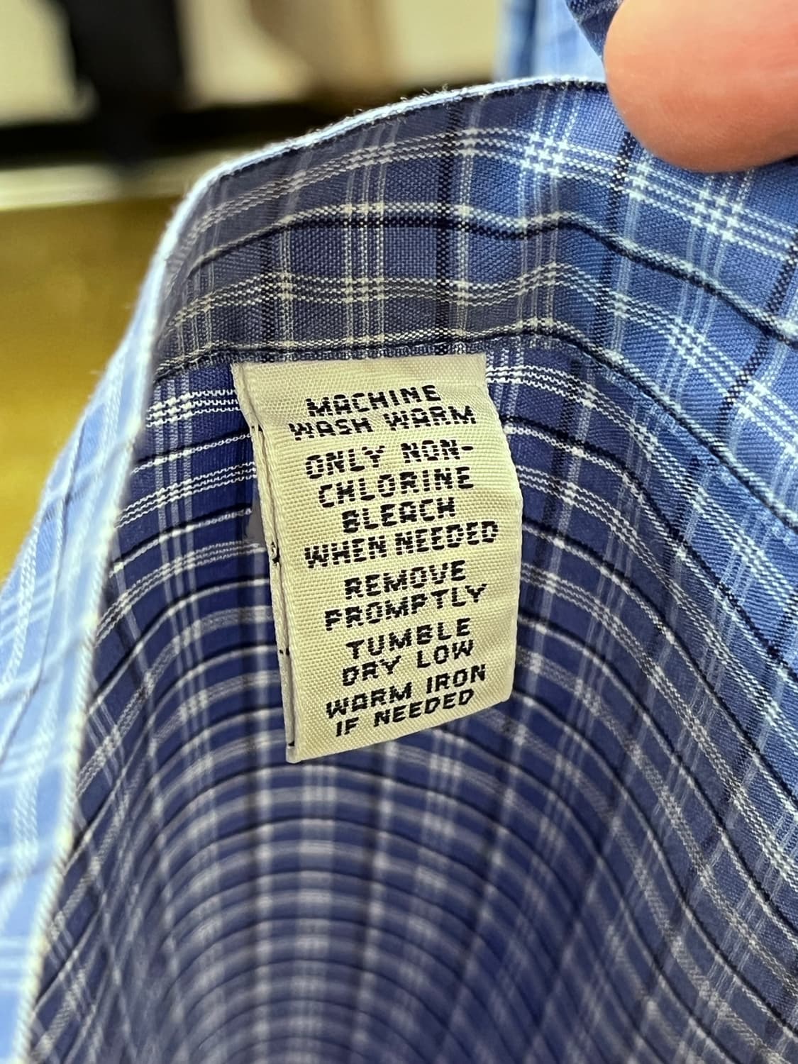 폴로 랄프 로렌 체크 셔츠 블루 상품이미지8