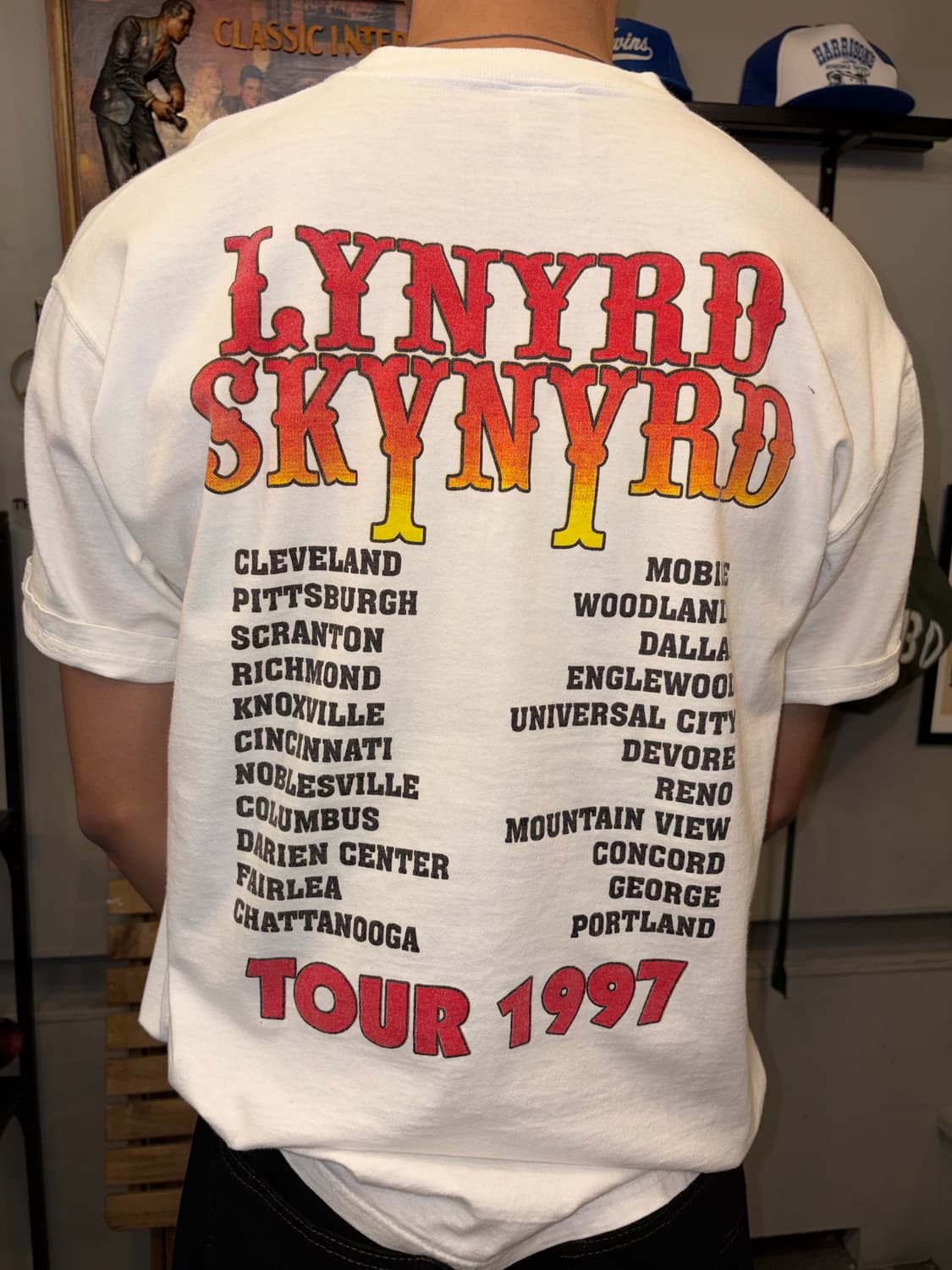 90‘s Lynyrd Skynyrd 1997 twenty tour T-s 상품이미지8