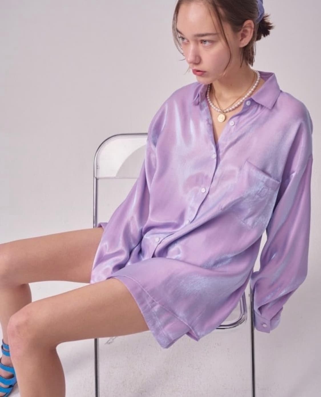 더센토르 티케 퍼플 셔츠 상품이미지2