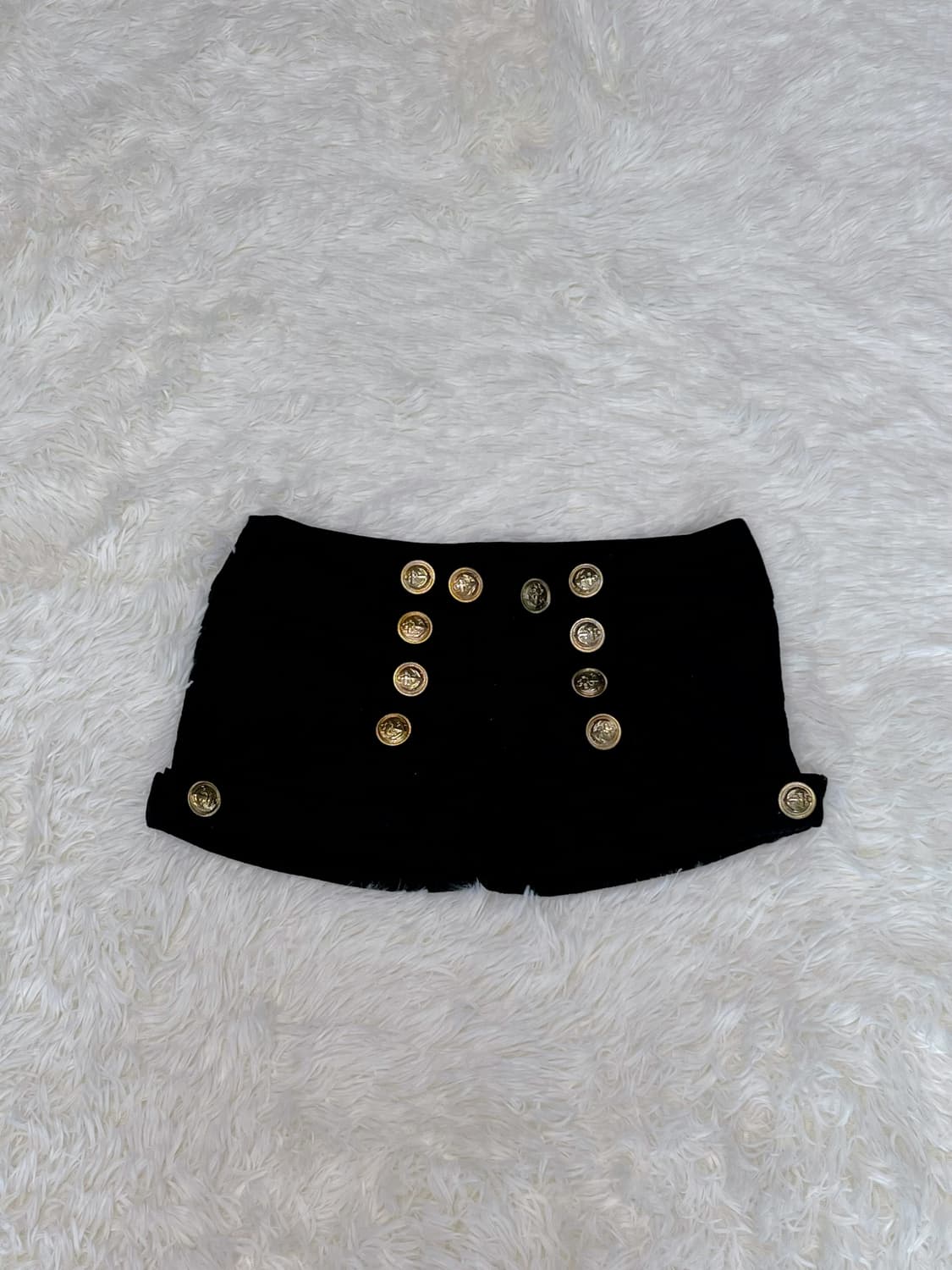 일본 유일매물) y2k 블랙 갸루 숏팬츠 상품이미지1