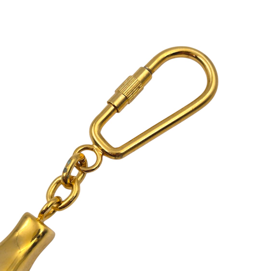 90s 꾸레쥬 핸드 클로버 카라비너 키링 상품이미지4