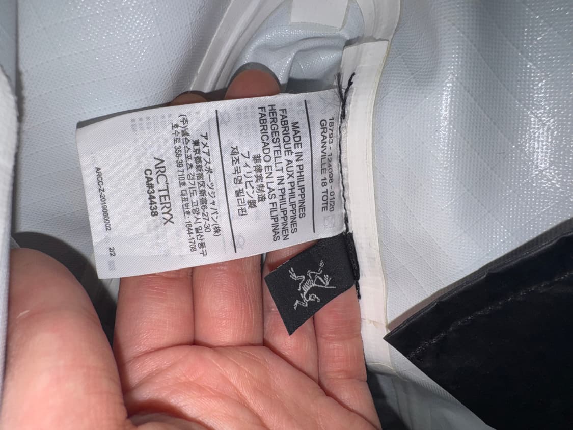 아크테릭스 Granville 18 토트백 블랙  상품이미지5