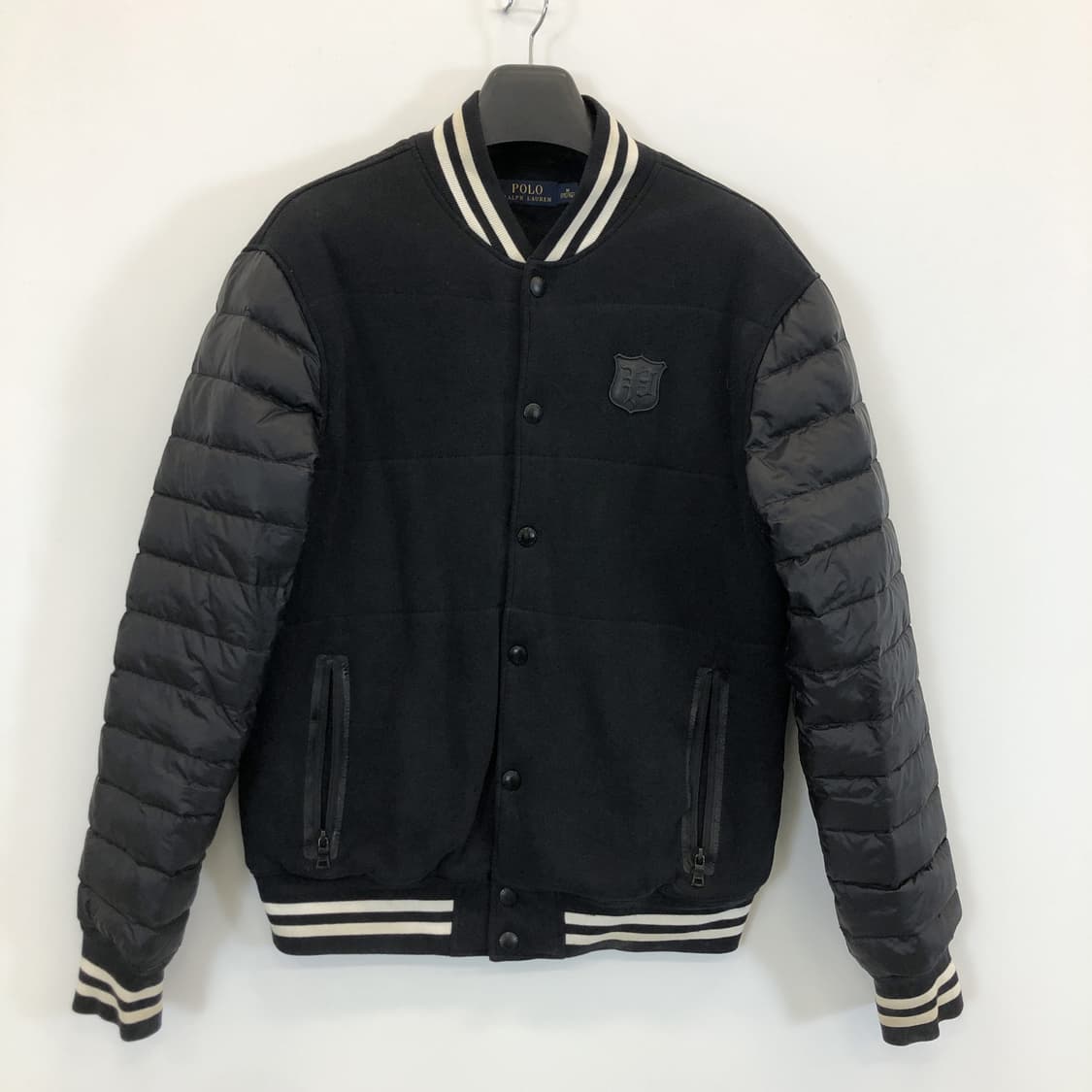 폴로 랄프로렌 덕다운 바시티 패딩 M 상품이미지1