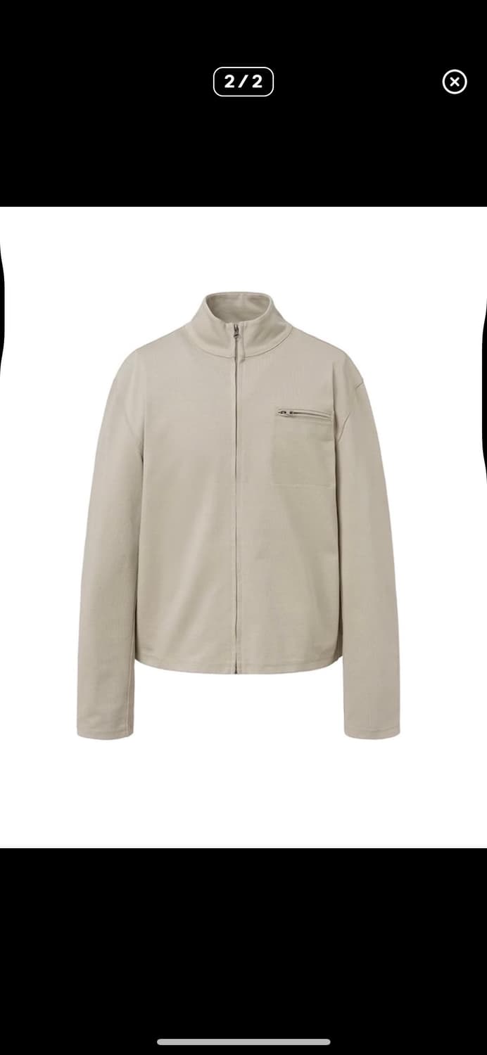 아모멘토 슬림핏 포켓 점퍼 L 상품이미지1