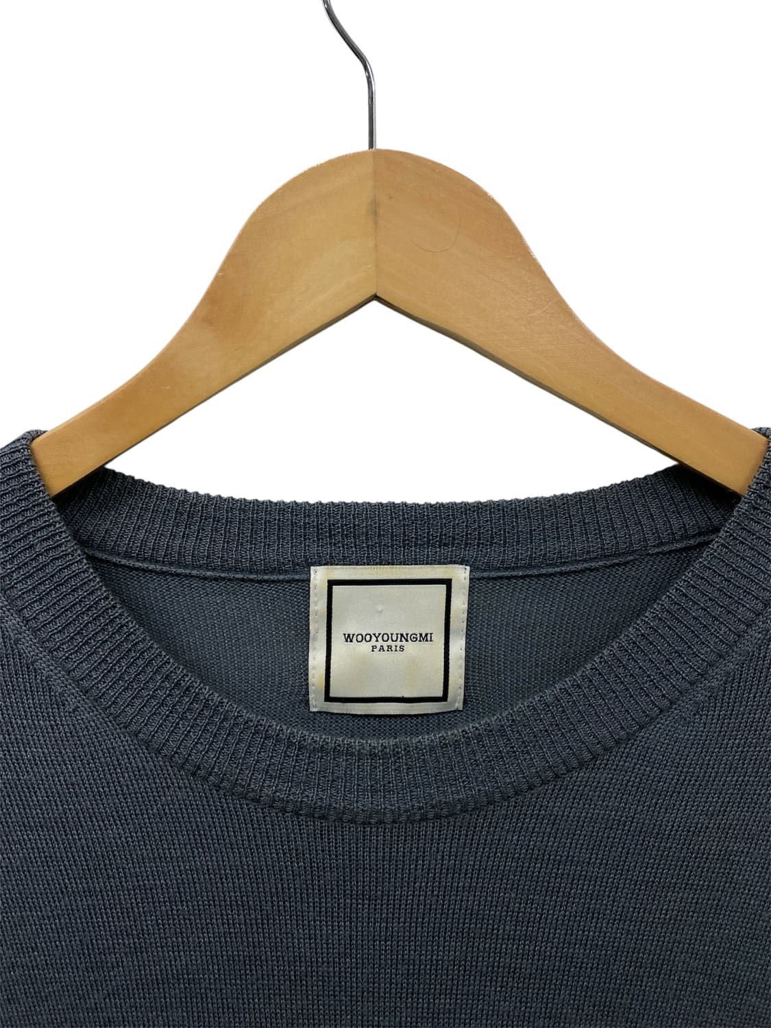 우영미 WYM 진그레이 울100% 절개니트 -50사이즈 상품이미지3