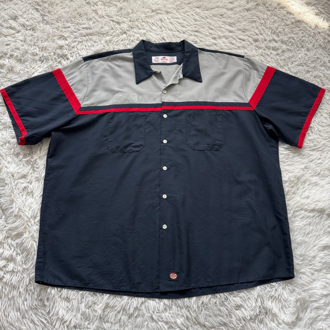 RED CAP 일본빈티지 빅사이즈 긱시크 반팔셔츠 xxxl 3xl 115 상품이미지2