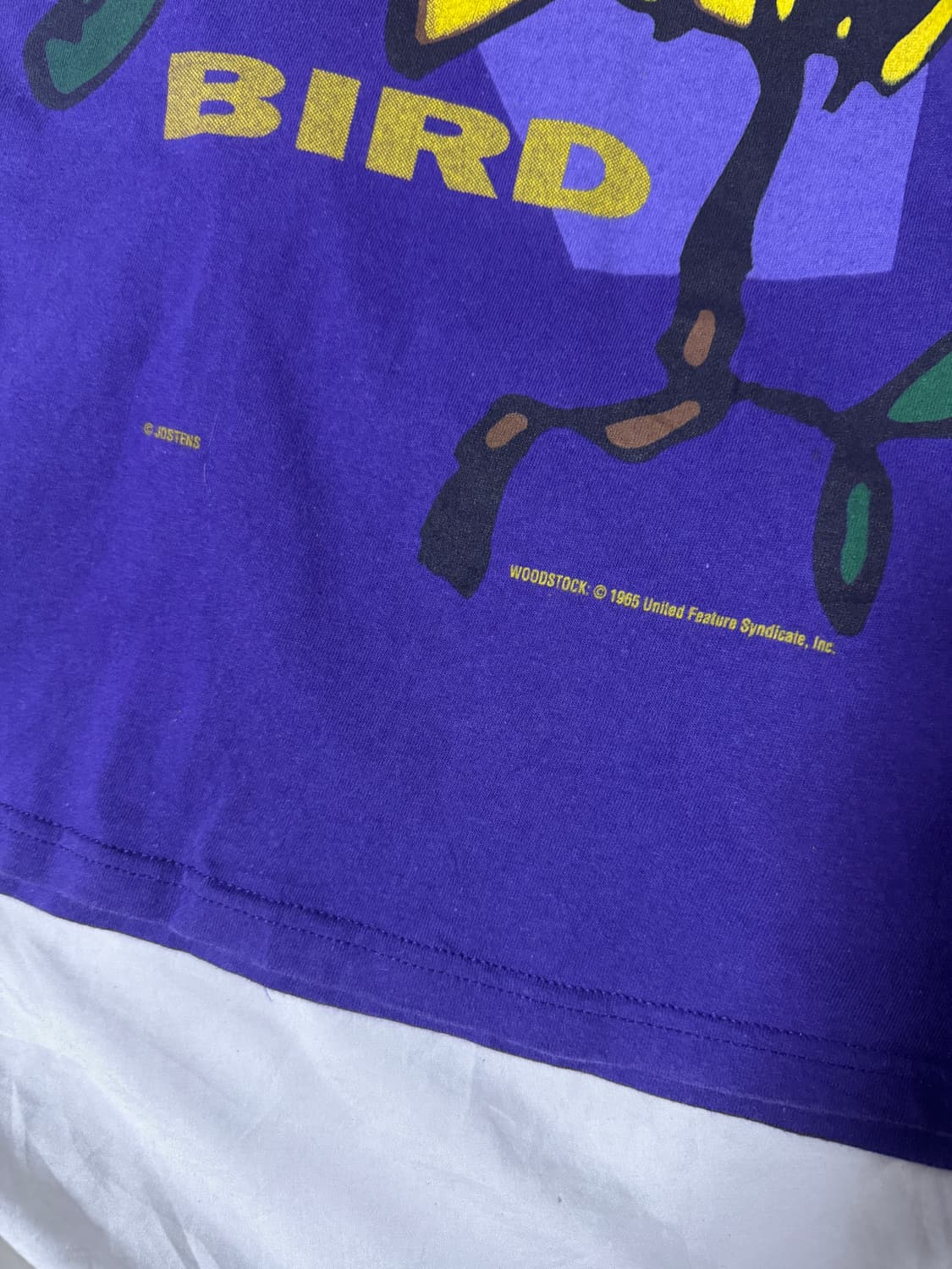 90s usa 피너츠 우드스탁 캐릭터 프린트 티셔츠 상품이미지4