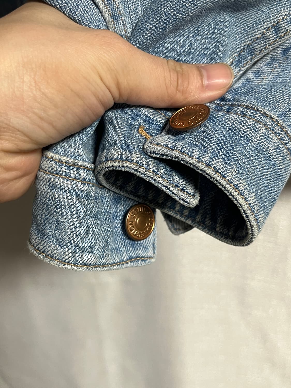 H&M 연청 데님 청자켓 S 상품이미지2