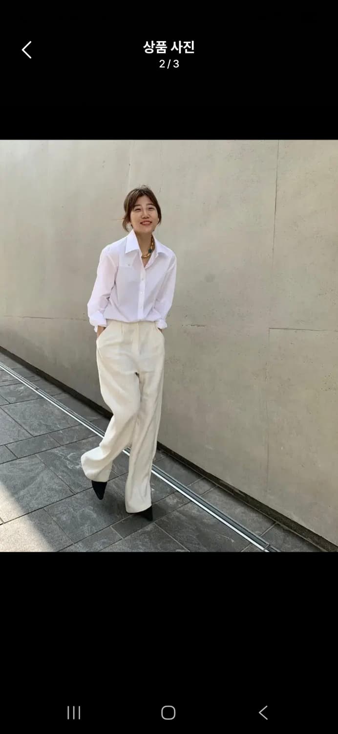 (마지막특가) 마뗑킴 린넨팬츠 아이보리 m 상품이미지2