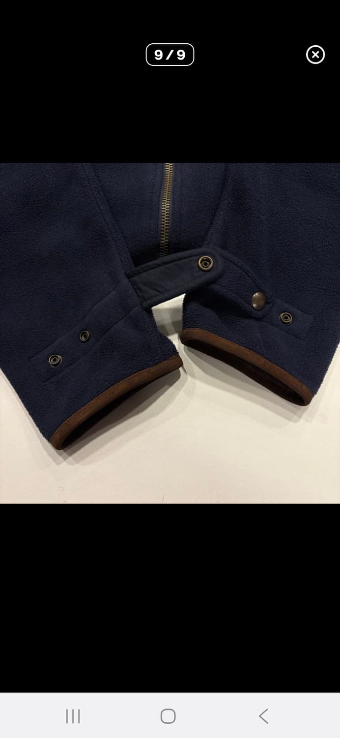 [XL] 90s 폴로랄프로렌 헌팅 플랩 버튼 네이비 플리스 자켓 상품이미지1