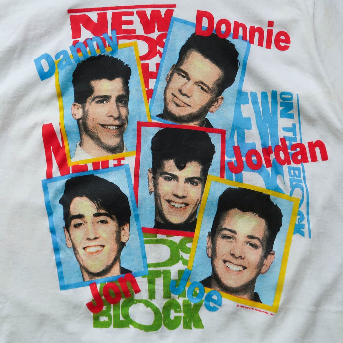 빈티지 89s 뉴 키즈 온 더 블록 티셔츠 상품이미지3