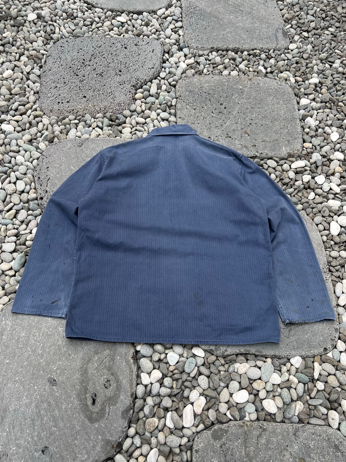 HARD FADED NAVY HBT 헤링본트윌코튼 프렌치워크자켓 상품이미지2