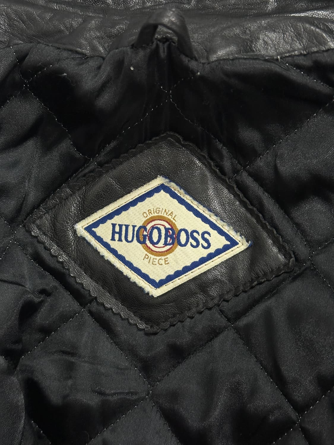80s HUGO BOSS 레더 자켓 52 상품이미지7