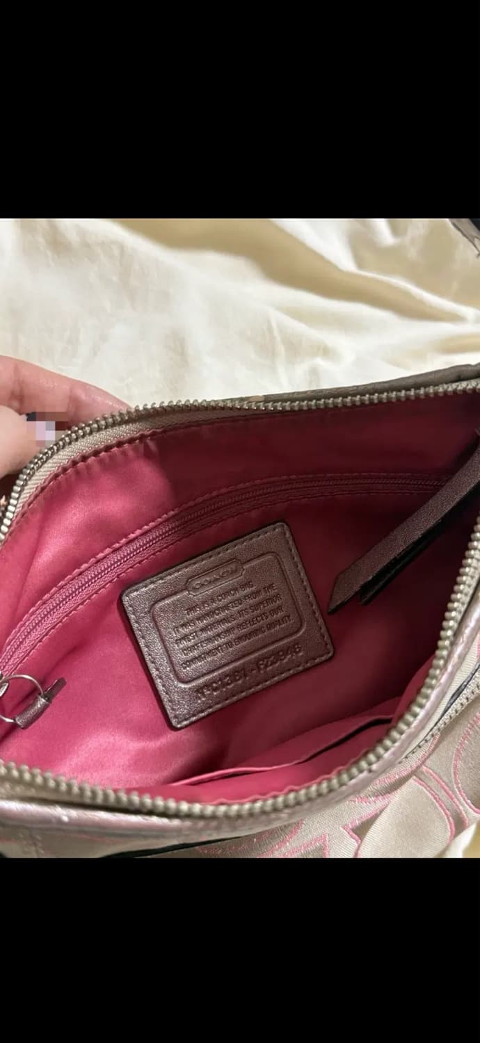 👢[코치] 베이지 핑크 숄더백👛 상품이미지4