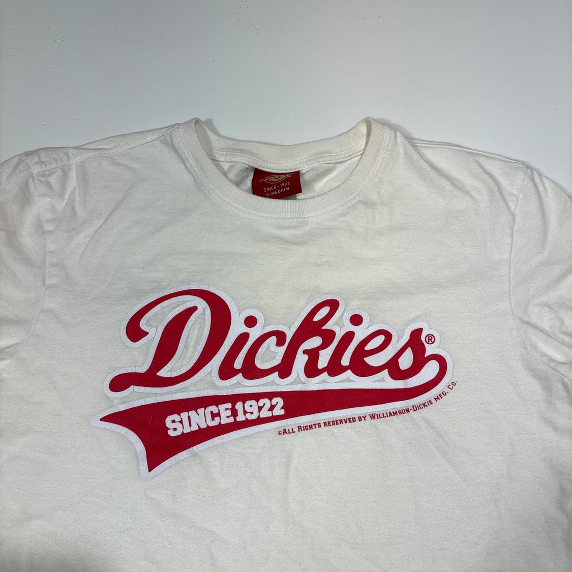 디키즈 화이트 반팔 티셔츠 상품이미지3