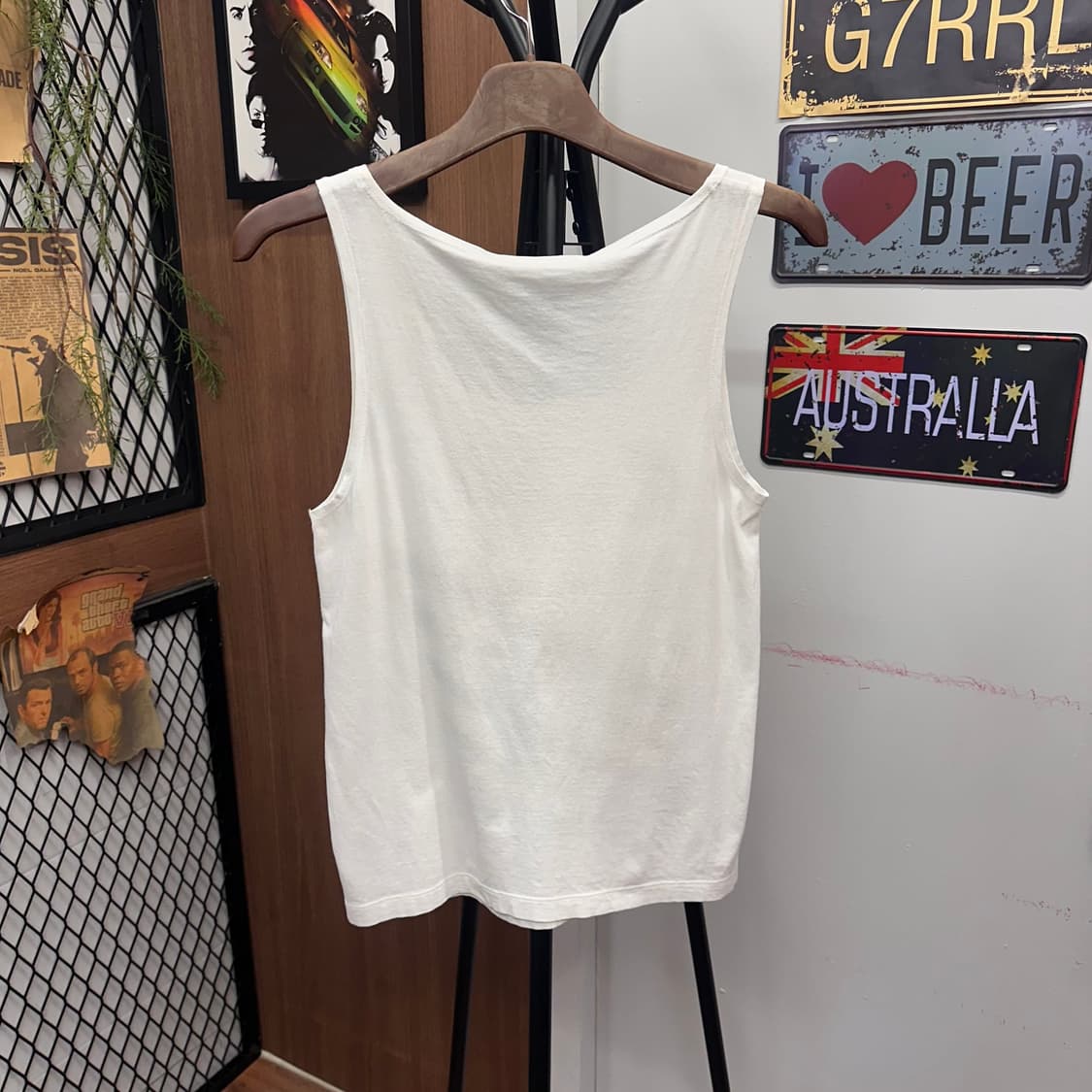 DIESEL 55, White Print Sleeveless Top  상품이미지2