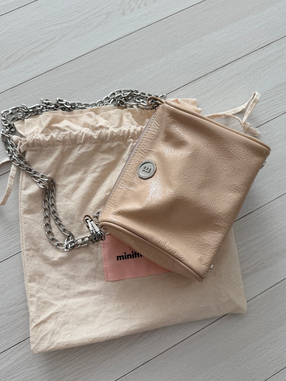 미닛뮤트 브렛 미니 베이지 체인백 상품이미지1