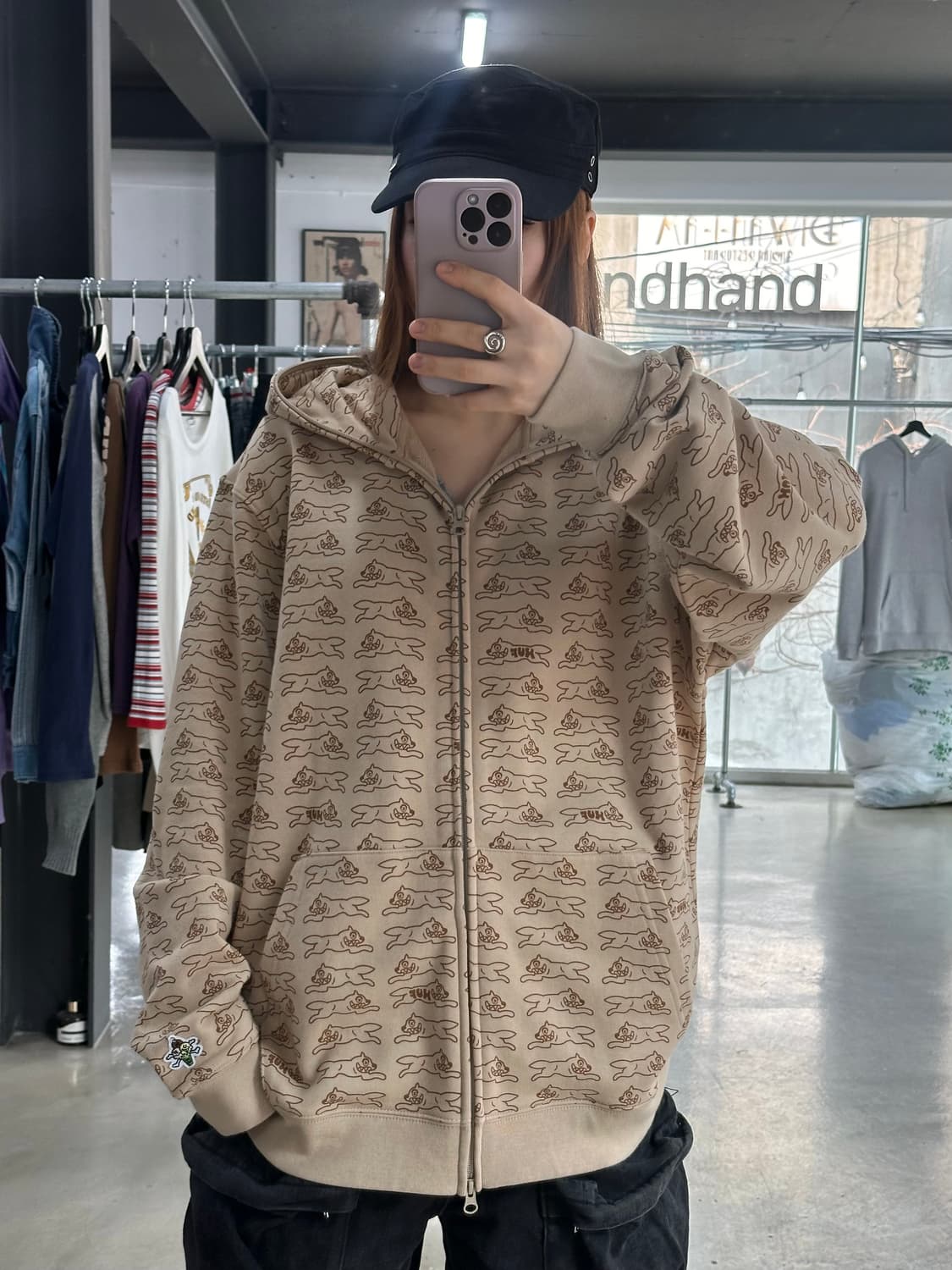 BBC Icecream x HUF 러닝독 풀 후드집업 상품이미지4