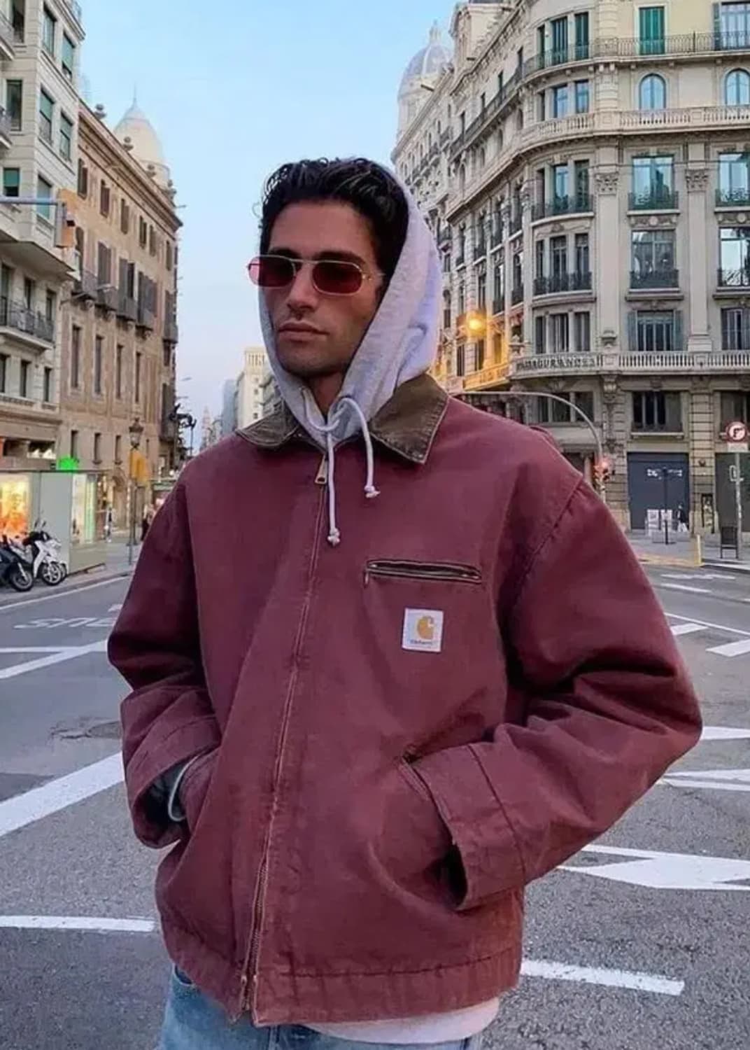 칼하트 디트로이트 자켓 wj097 vrs 빈티지로즈 xl 구매 상품이미지1