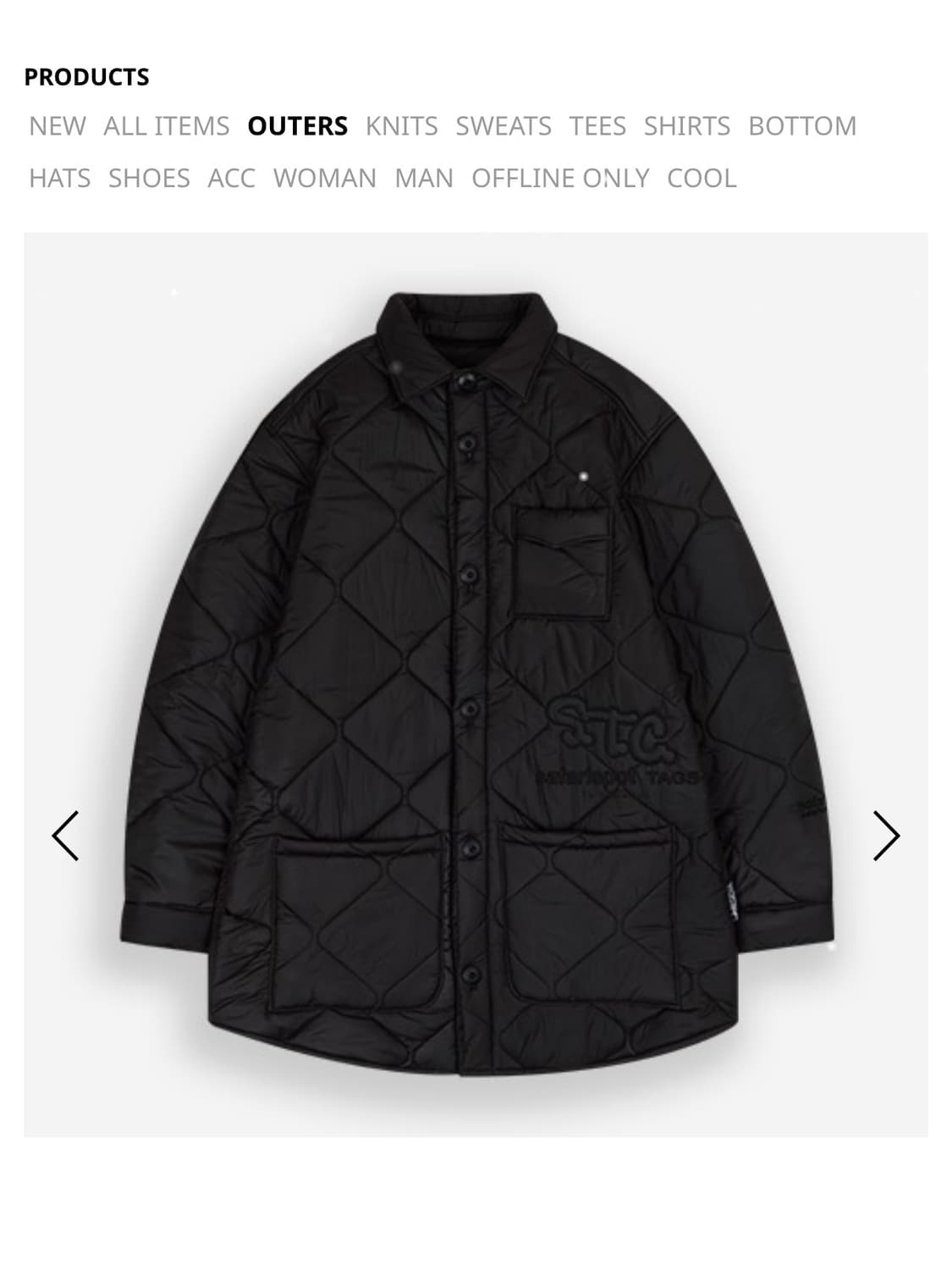 사파리스팟 퀼팅 자켓 상품이미지1