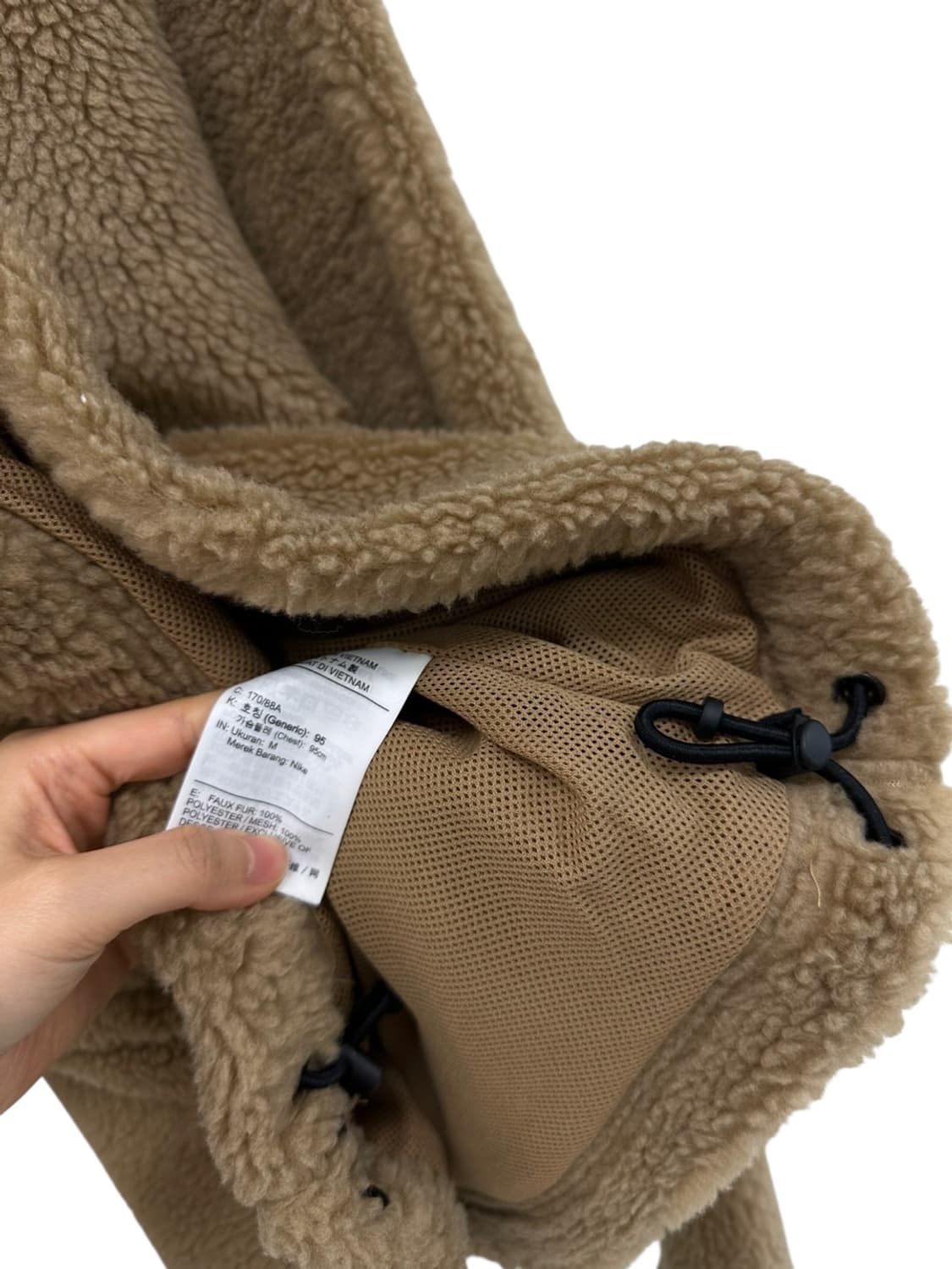 나이키 오버핏 플리스 후리스 아노락 브라운 (M~XL) 상품이미지8