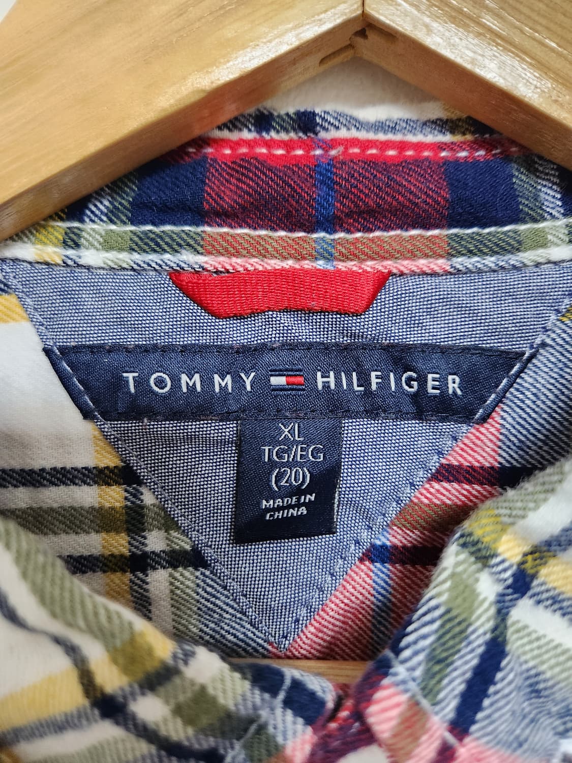 타미힐피거Tommy 체크 셔츠 M - S120 상품이미지4