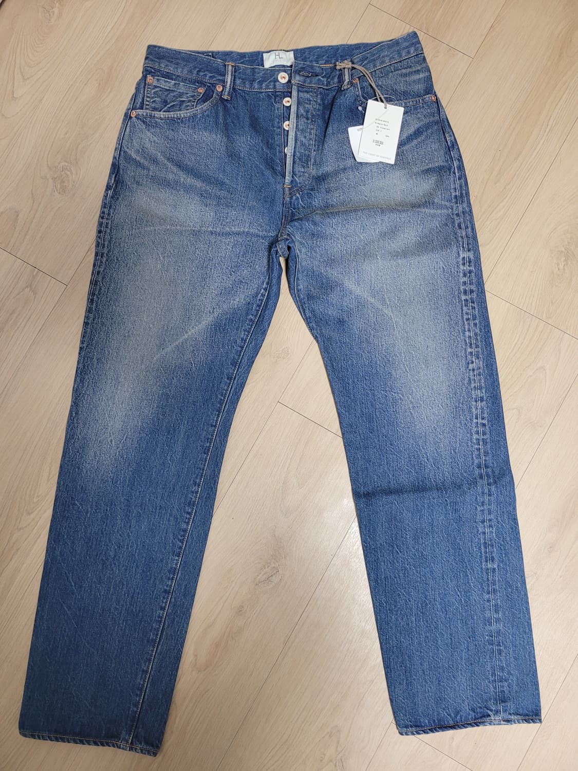 헤릴 레귤러 핏 데님 빈티지 worn 25ss 3사이즈 상품이미지6