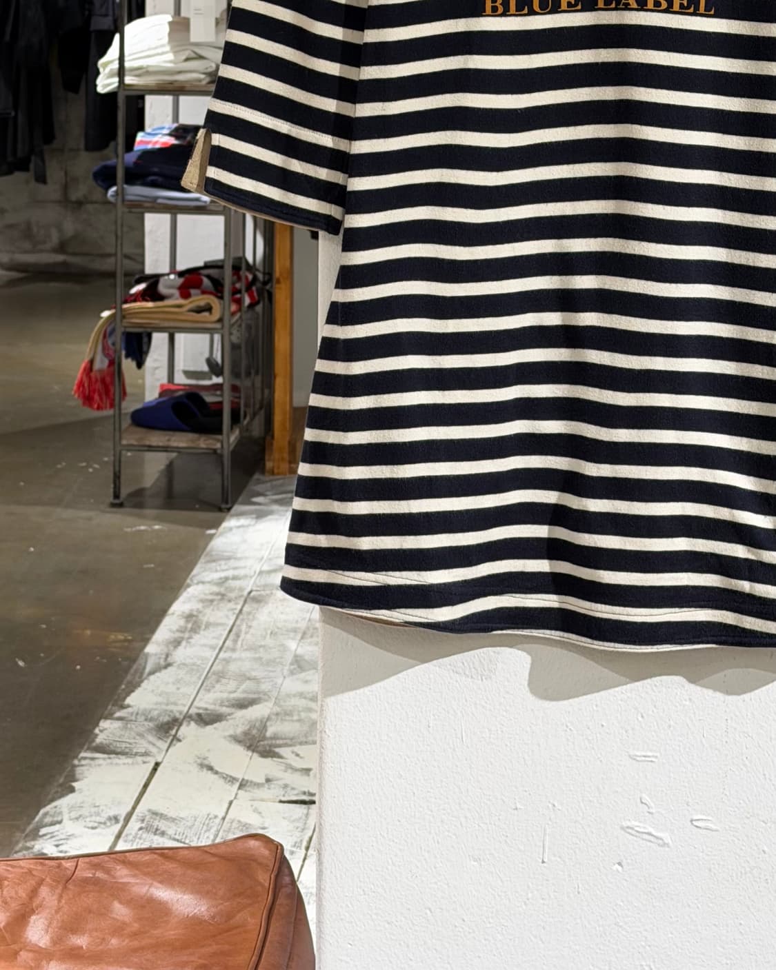 버버리 블루라벨 배색 스트라이프 7부소매 튜닉 상품이미지5