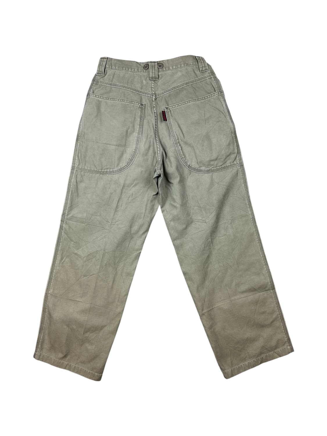 P035 빈티지 JPN 카키색 면바지 S 상품이미지2