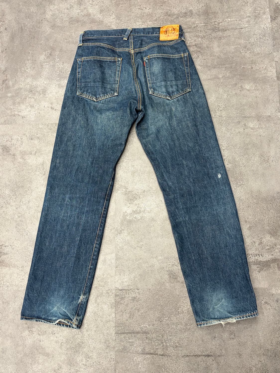 90s 에비수 EVIS No.2 Lot 2000 셀비지 데님 팬츠 상품이미지5