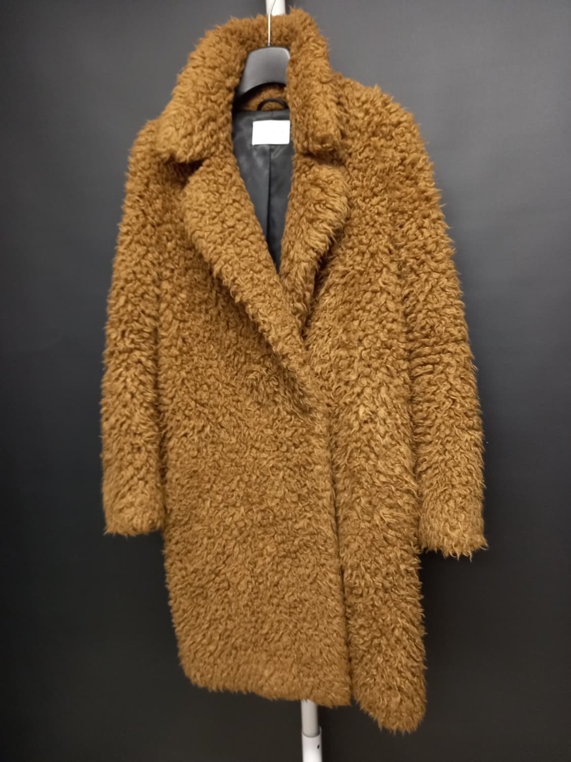 산드로 테디베어 부클 비숑 롱 코트 55 상품이미지3