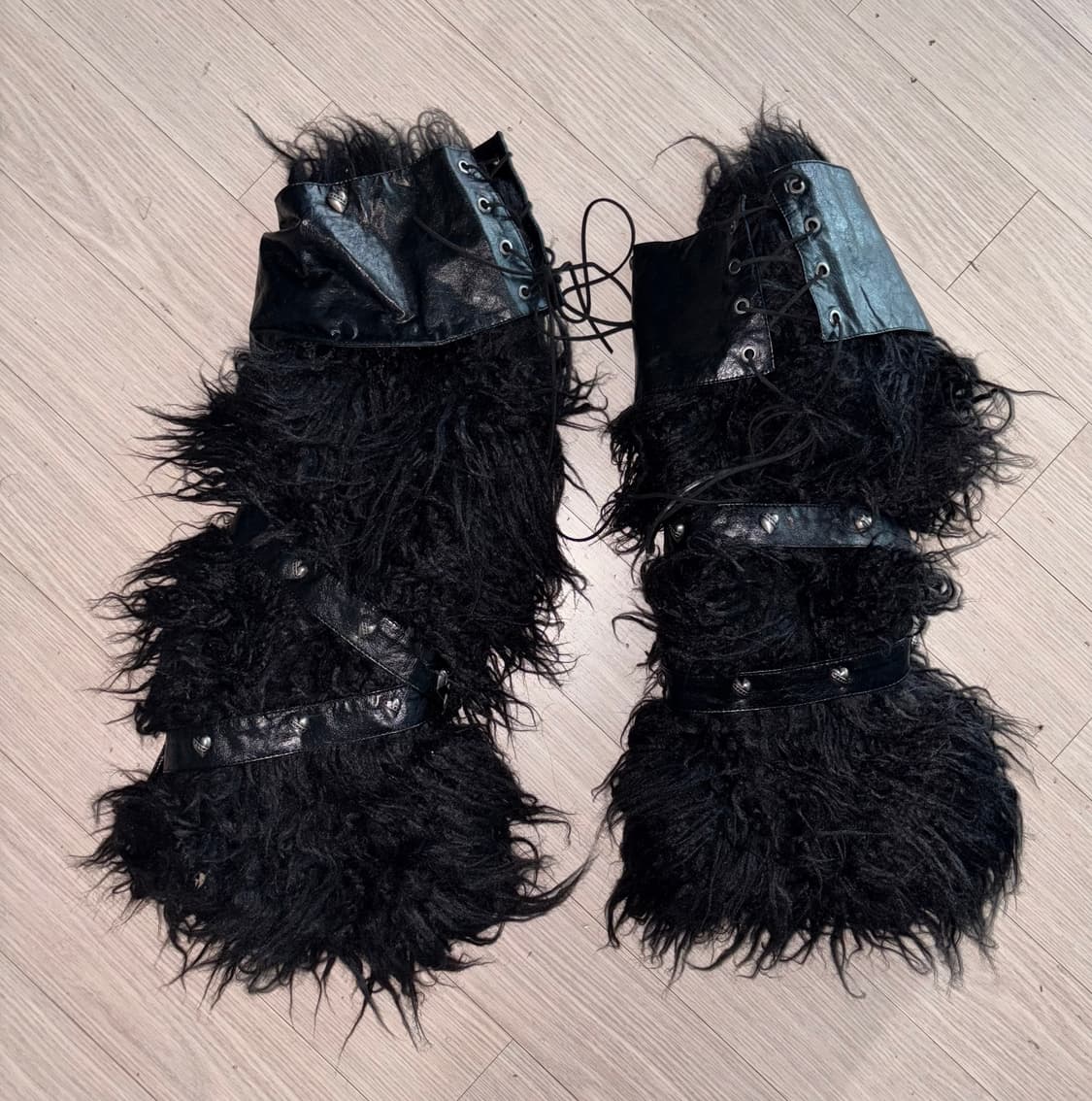 갸루 y2k 레그워머  상품이미지1