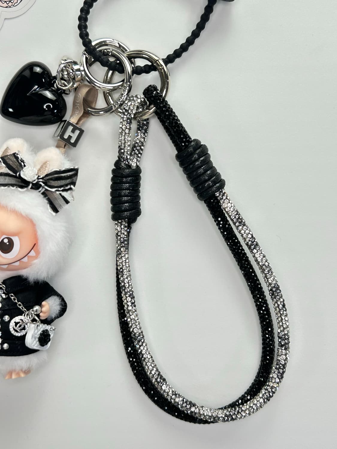 🐰미니라부부 내 마음속 비밀번호”H”커스텀키링 상품이미지3