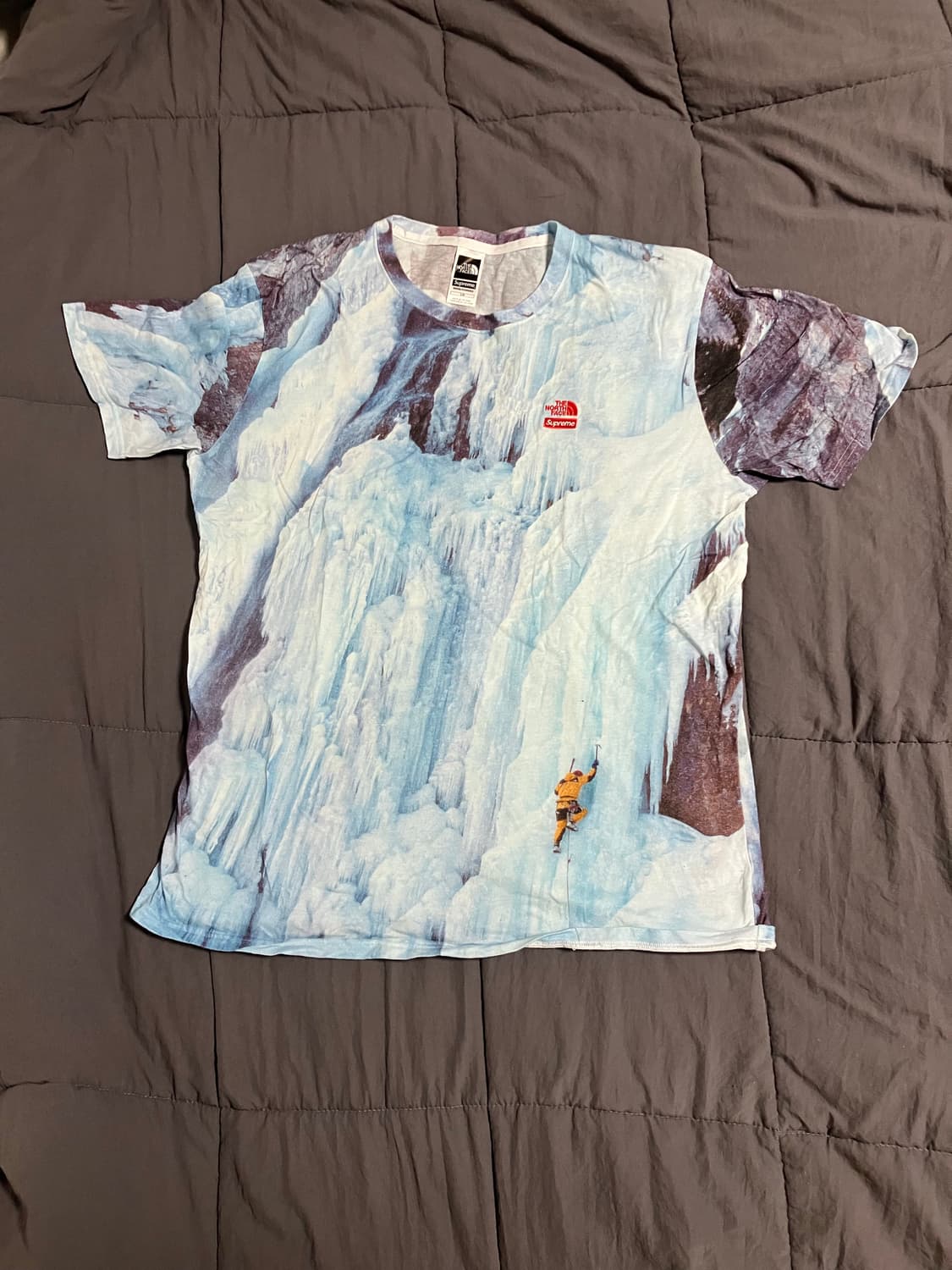 슈프림 노스페이스 아이스 클라이밍 티셔츠 상품이미지1