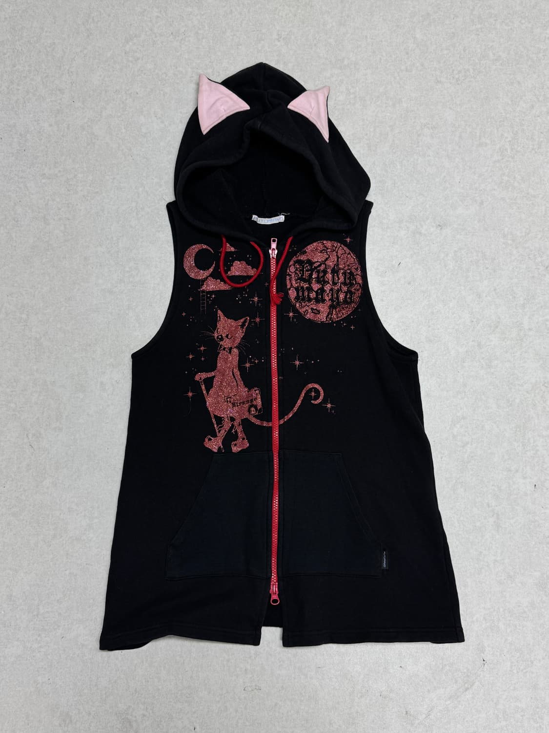 고스펑크 고양이귀 후디  상품이미지1