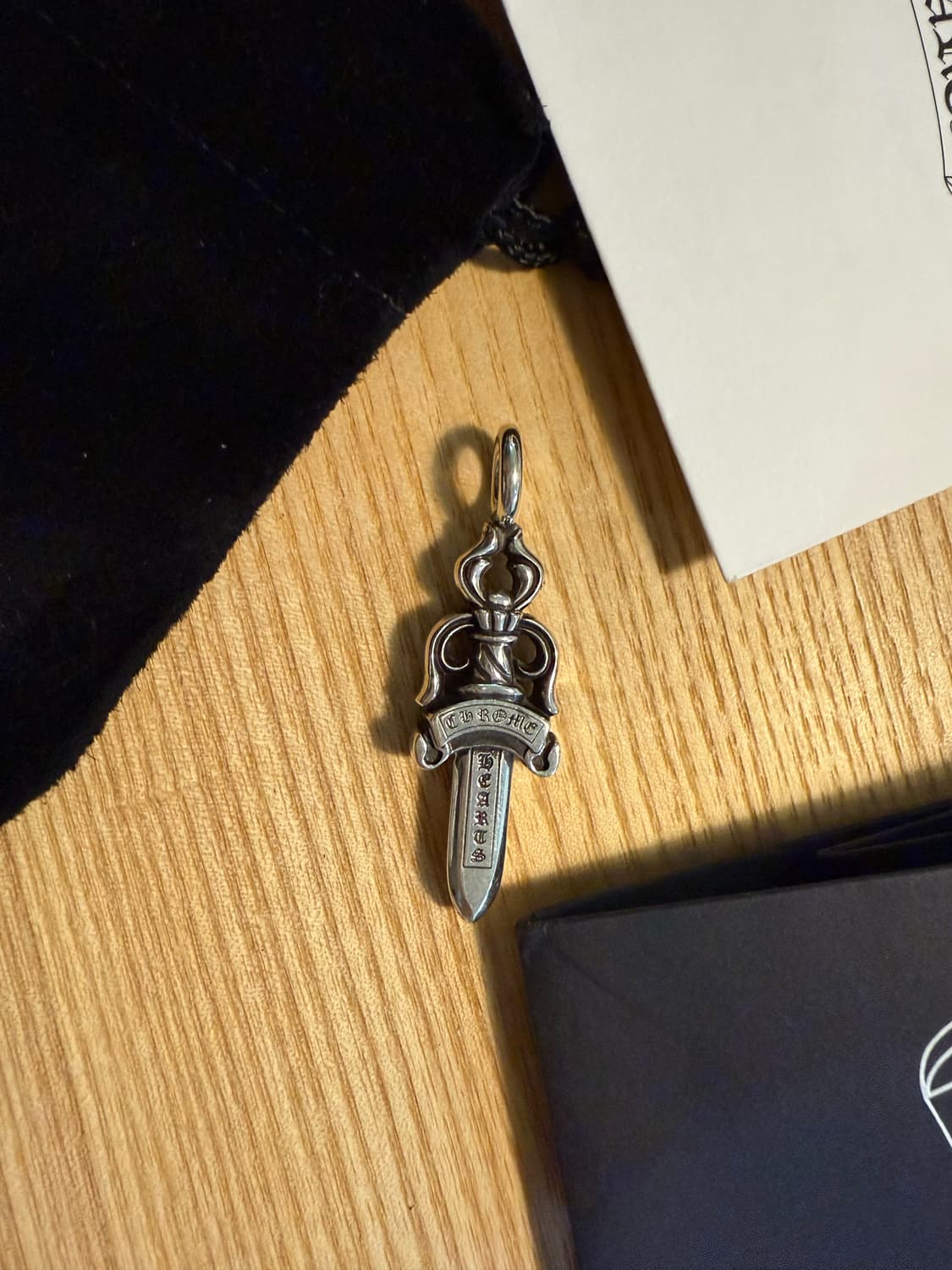 새상품 크롬하츠 더블 대거 펜던트 상품이미지2